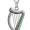 Irish Harp - Shown with Light Cable Chain - Gallery