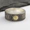 14407 antiqued celtic warrior ring silver gold 9mm wide - Gallery