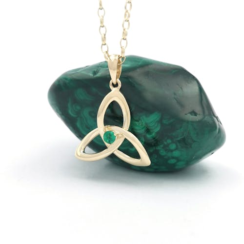 Emerald Celtic Necklaces