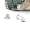Striking 14K White Gold Trinity Knot & Celtic Knot Earrings For Women. Side View. - Gallery
