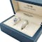 Striking White Gold Claddagh Engagement Ring For Women. In Luxury Packaging. - Gallery