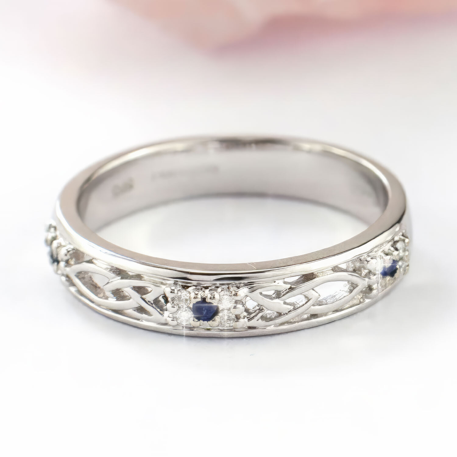 Trinity Knot Diamond Set Band