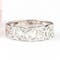 14k white gold trinity knot diamond ring - Gallery