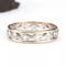 14k white rose gold celtic infinity knot diamond wedding band - Gallery