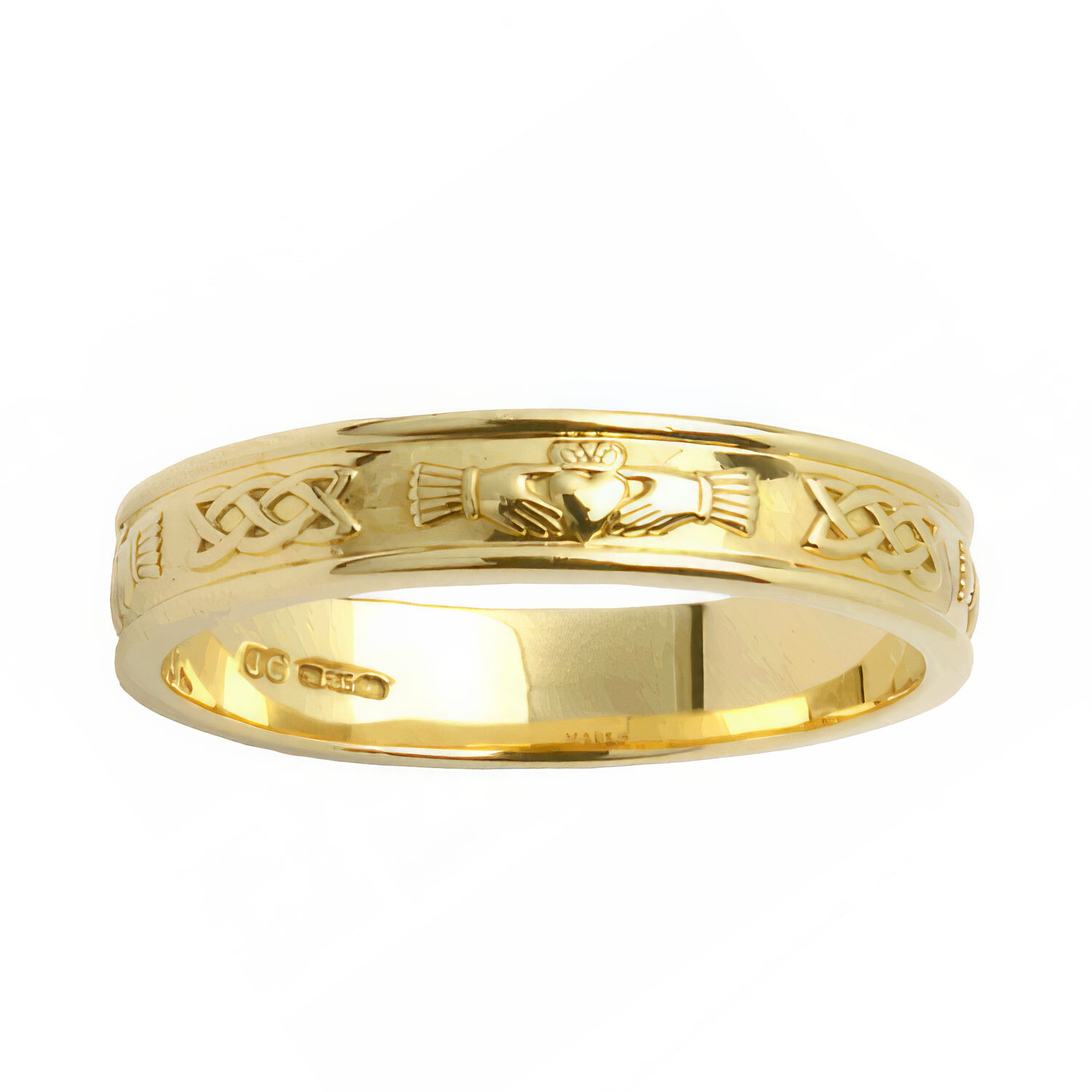 Claddagh wedding orders band womens