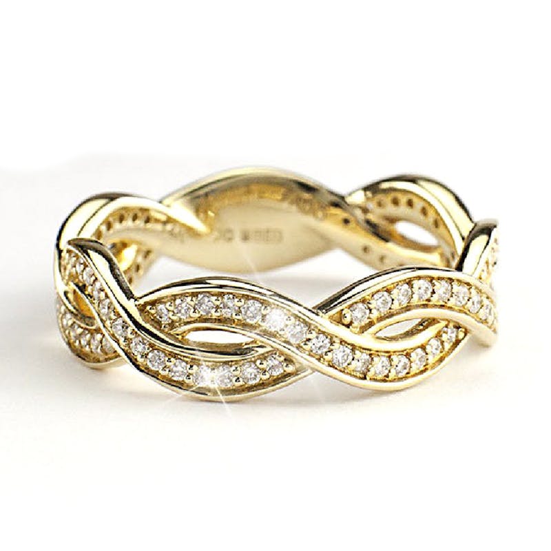 14k Gold Celtic Knot Eternity Knot Charm