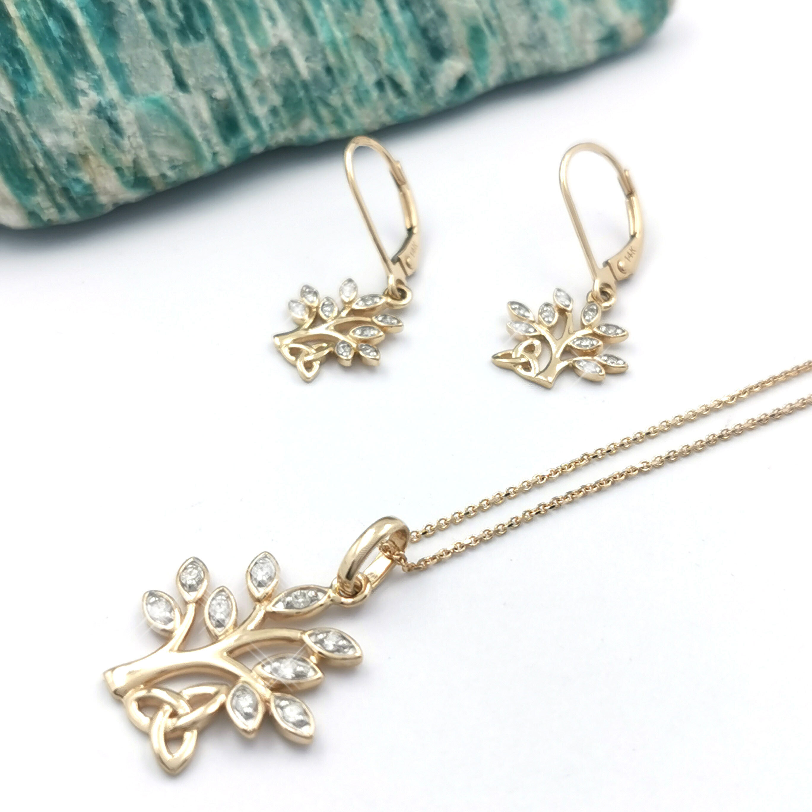 Necklace and Drop Earring Set