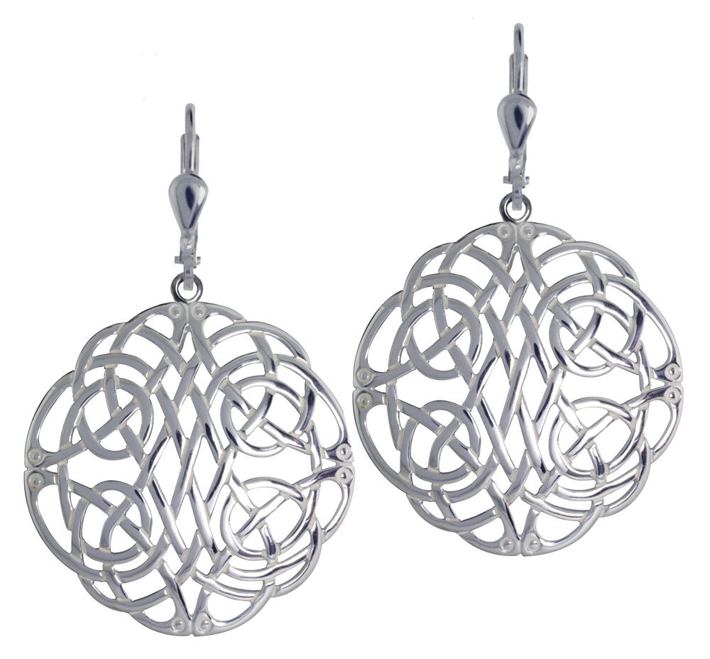 Silver Celtic Knot Earrings