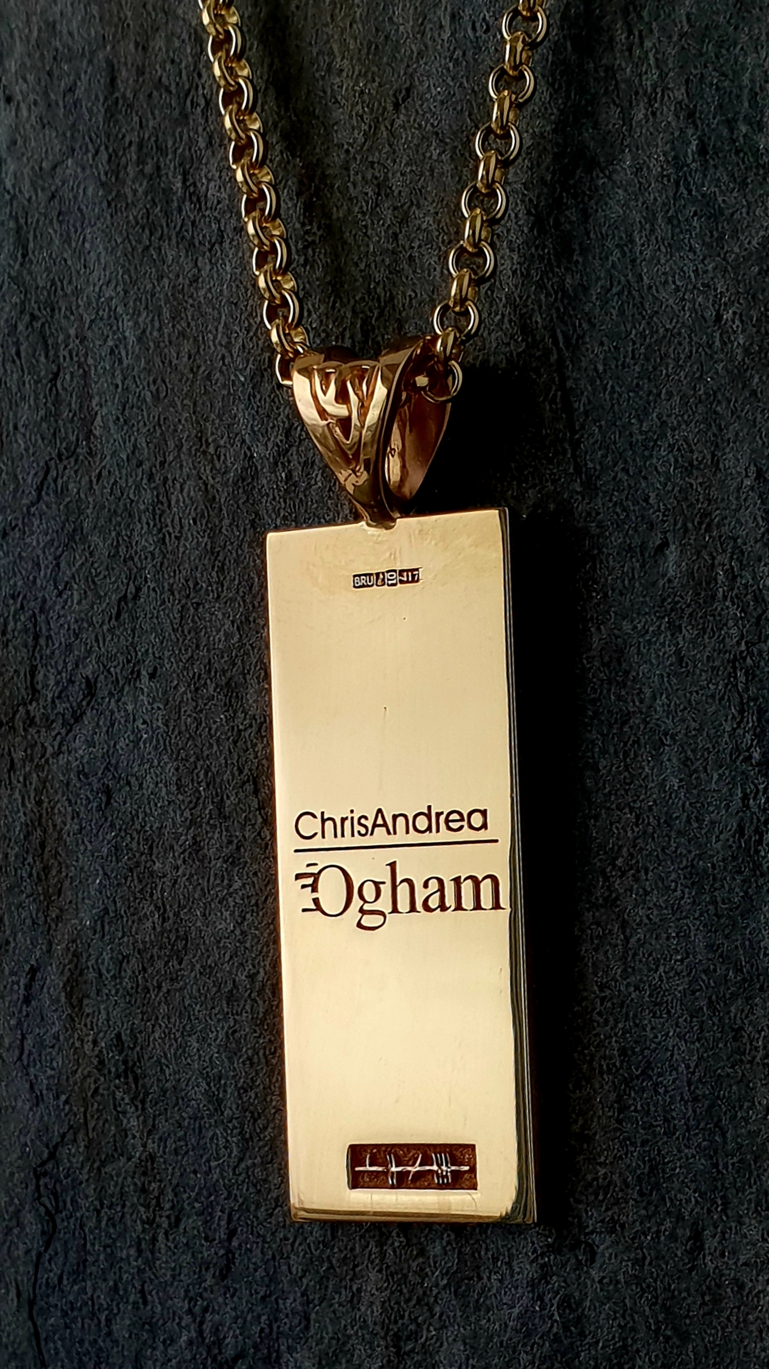 Ogham - Reverse of Pendant