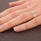 24769 pierced celtic knot wedding band with trim hand model woman 2