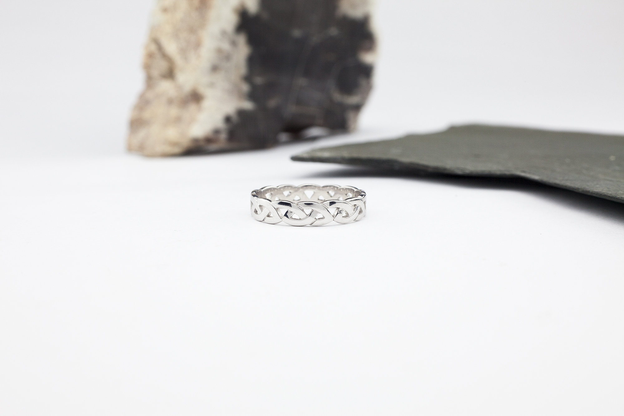 Silver Pierced Celtic Knot Ring