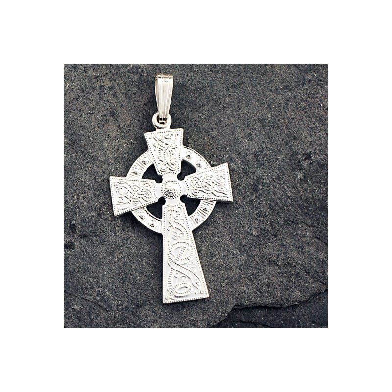 Sterling Silver Celtic Warrior Cross