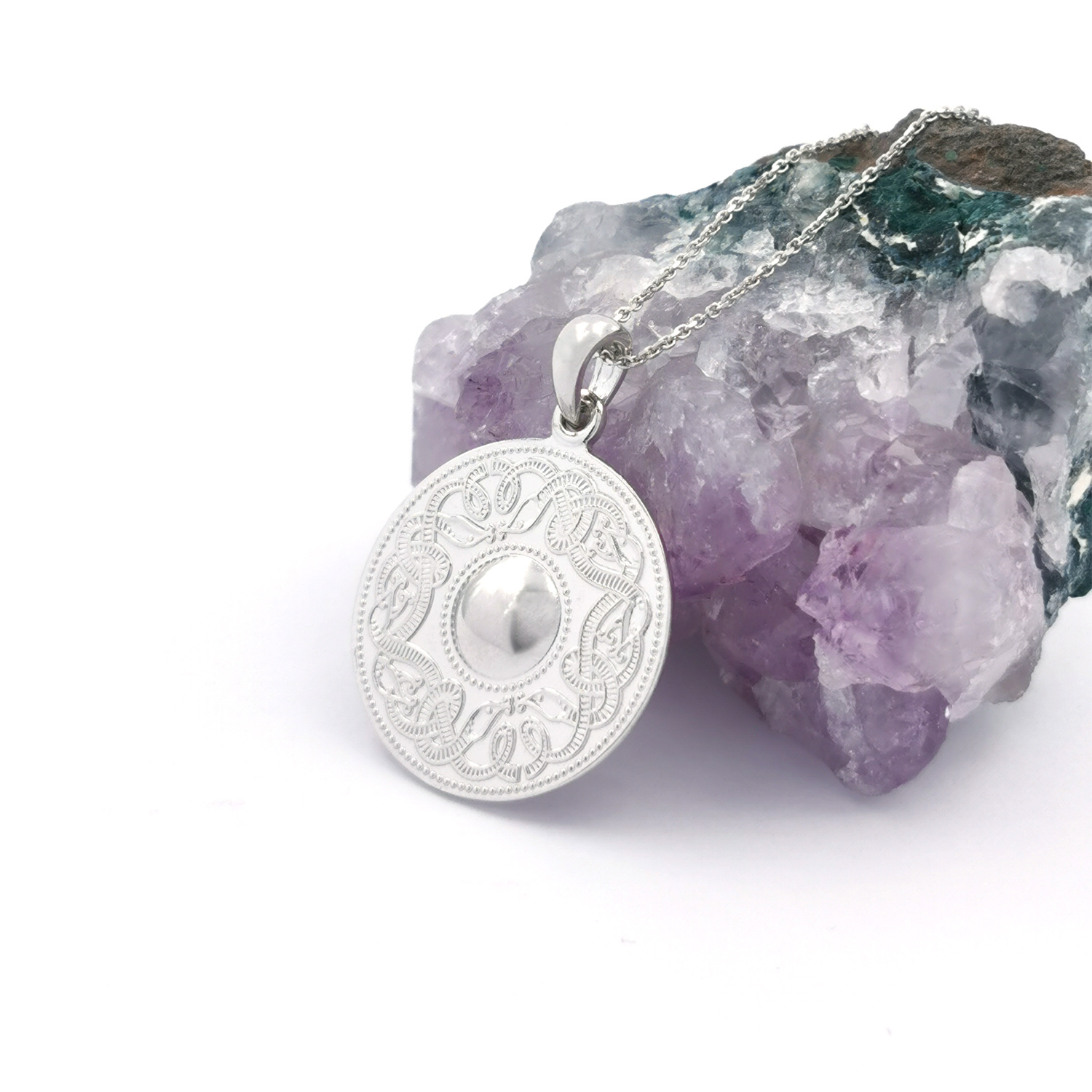 10K White Gold 16 mm