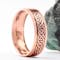 Irish Rose Gold Celtic Knot 5.0mm Ring With a Cerin Finish - Gallery