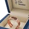 Cerin Celtic Knot 7.0mm Ring in Real 18K Rose Gold. In Luxury Packaging. - Gallery