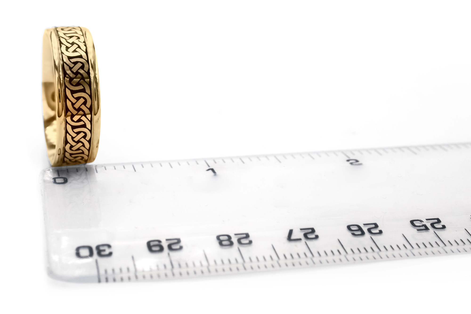 Cerin Yellow Gold Celtic Knot 5.0mm Ring