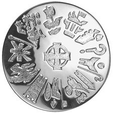 Womens History Of Ireland Brooch in Real Sterling Silver