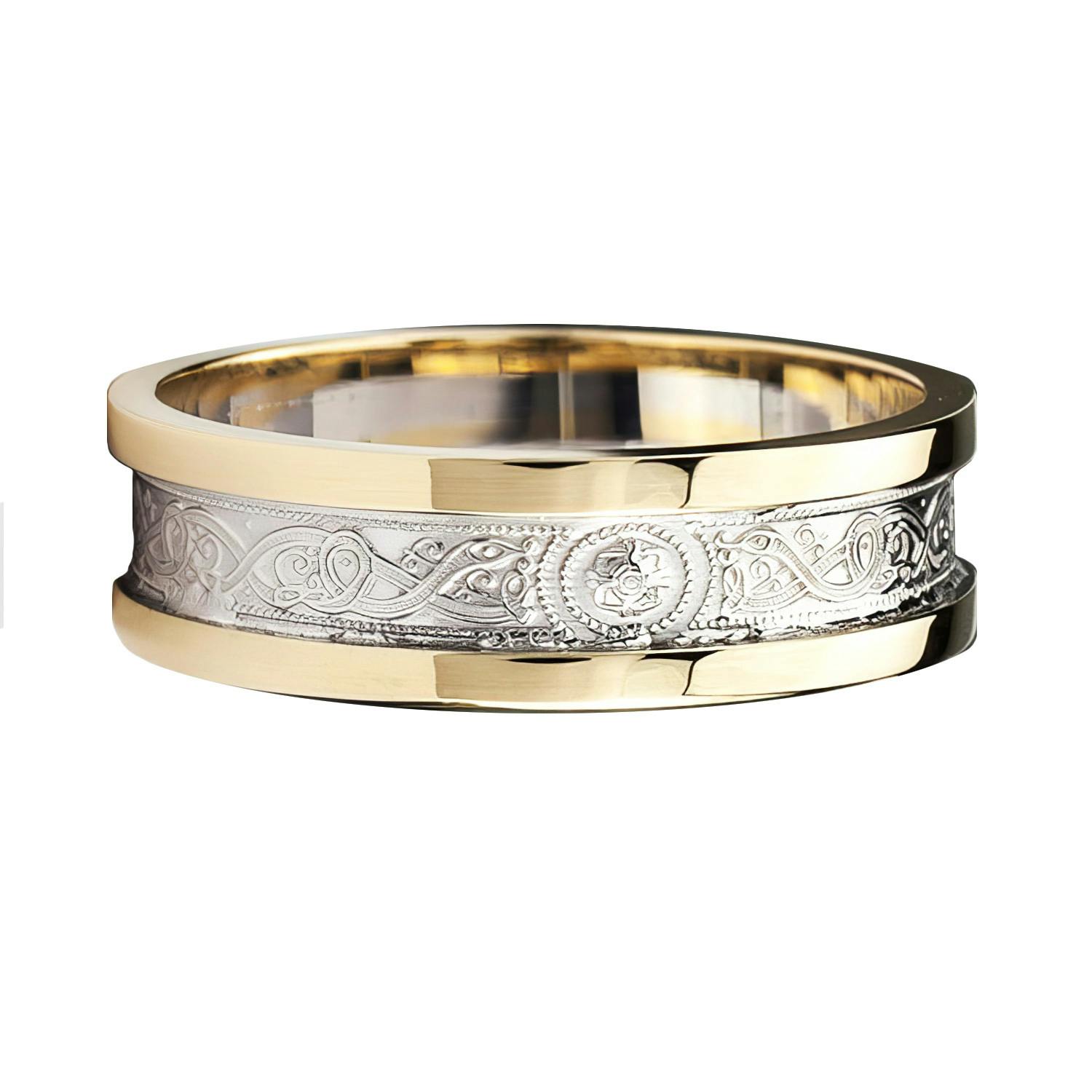 Ardagh Chalice Ring with Flat Trim, From Ireland