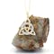 9K Gold Trinity Knot CZ Two Tone Pendant with Micro Pavé Setting - Gallery
