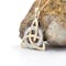 Womens Celtic Knot & Trinity Knot Necklace in 9K Yellow Gold & White Gold - Gallery
