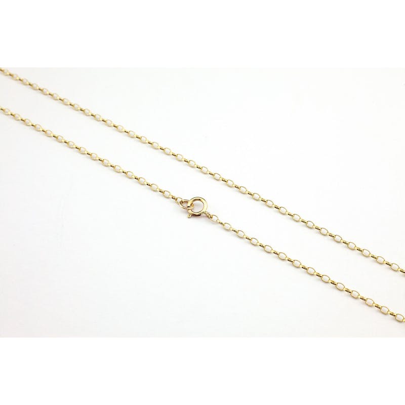 Classic Rolo Chain In 9k Gold, From Ireland