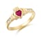 Gorgeous Yellow Gold Claddagh Ring For Women - Gallery