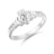 Womens White Gold Claddagh Ring - Gallery