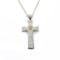 Celtic Cross & Celtic Knot Necklace - Shown with Wheat Chain - Gallery