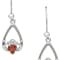 Authentic Sterling Silver January Birthstone Earrings For Women - Gallery