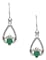 Attractive Sterling Silver May Birthstone Earrings For Women - Gallery