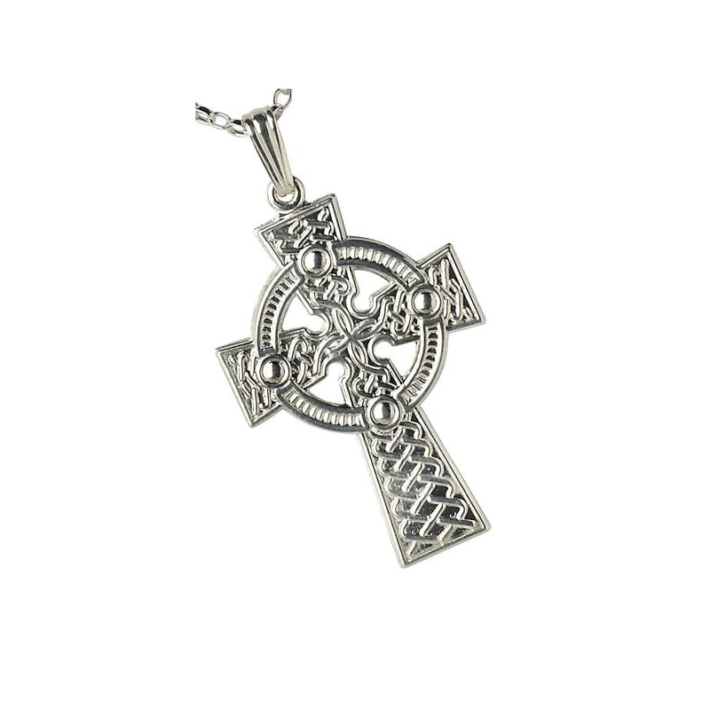 Celtic Cross - Shown with Light Cable Chain