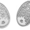 Attractive White Gold Family Crest Cufflinks For Men - Gallery