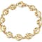 Womens 9K Yellow Gold Claddagh Bracelet - Gallery