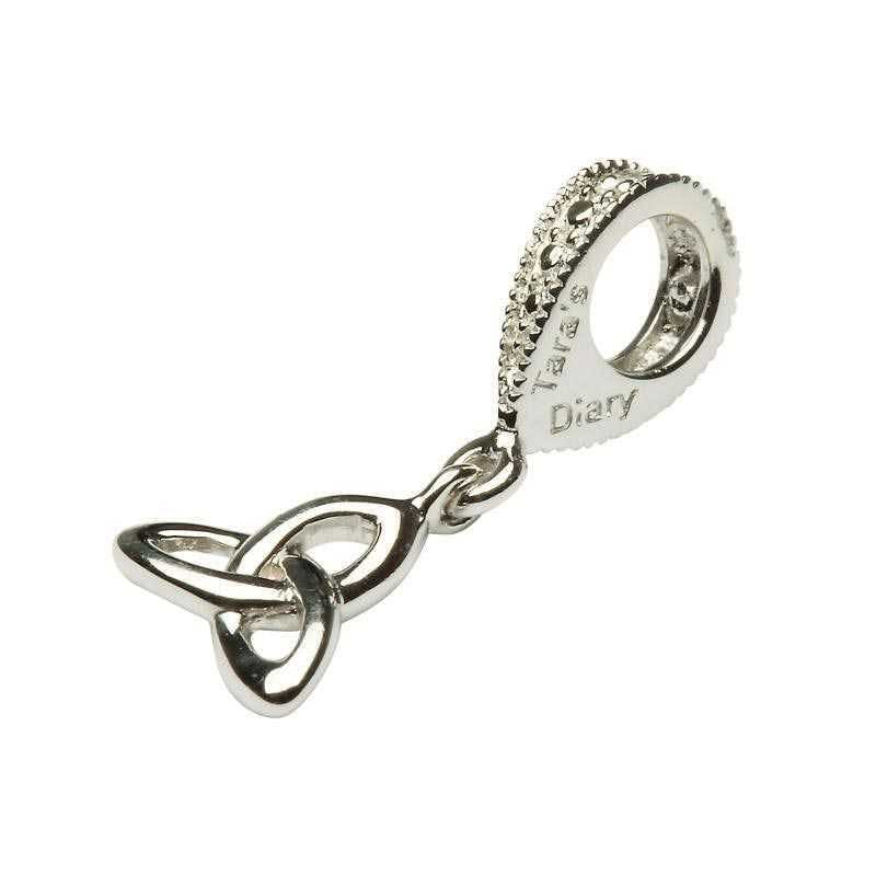 Womens Attractive Sterling Silver Celtic Knot & Trinity Knot Bead