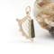 14K Gold Connemara Marble Set Harp Charm - Gallery