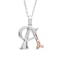 Womens Trinity Knot Necklace in Real Sterling Silver - Gallery