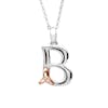 Sterling Silver Initial B