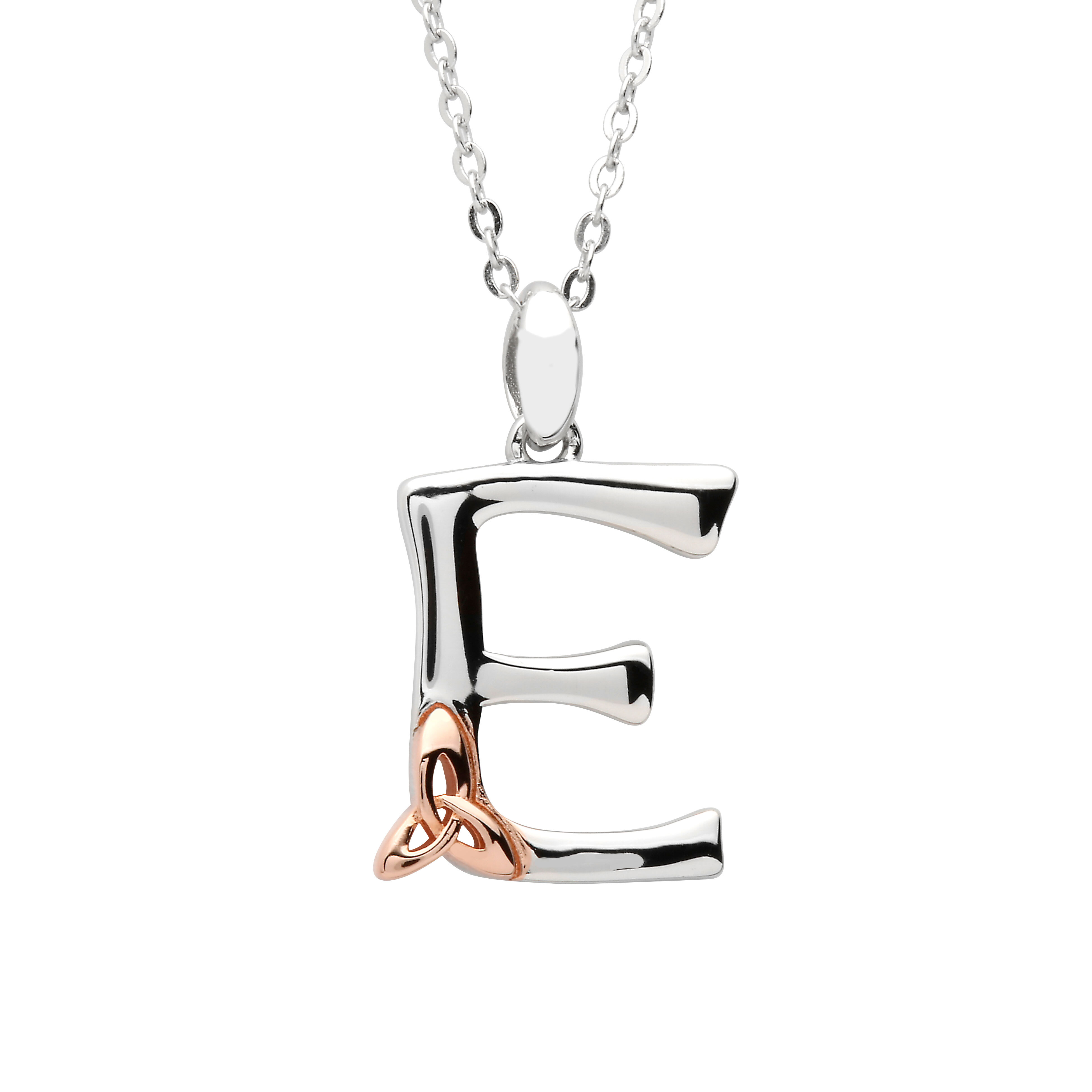 Sterling Silver Initial E