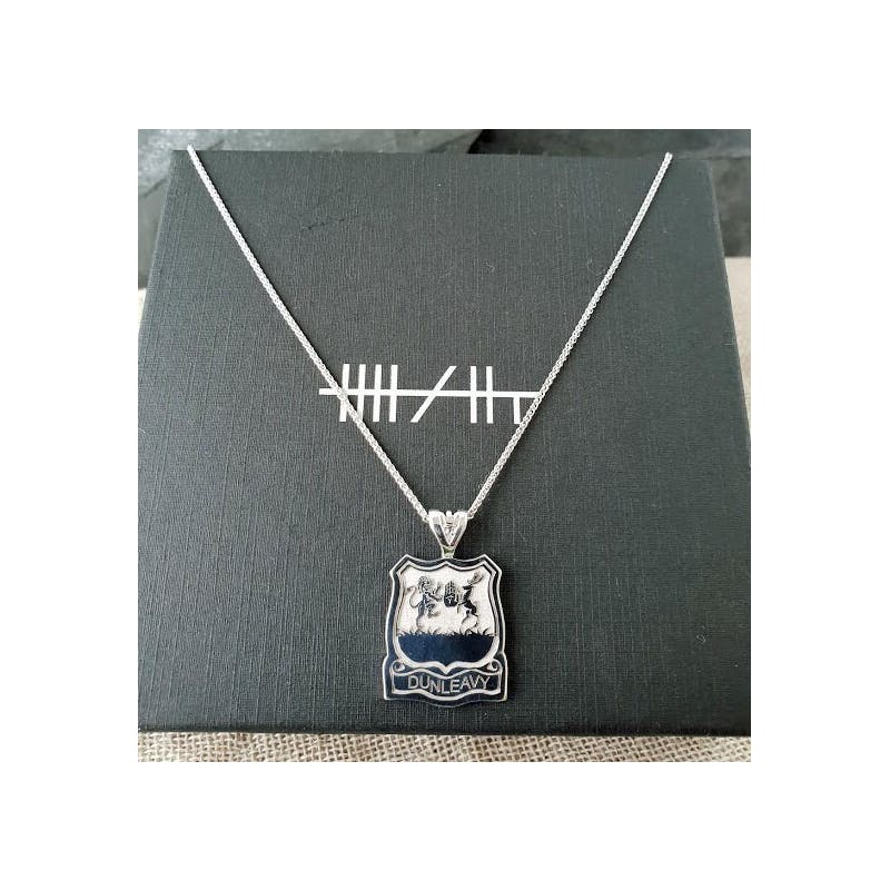 Family Crest Necklace in Sterling Silver