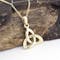 10K Double Sided Trinity Knot Pendant - Gallery