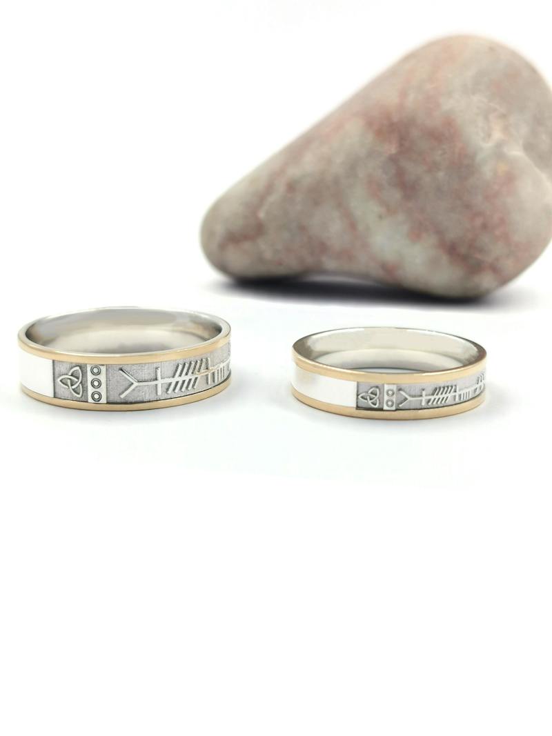 ogham mo anam cara ring