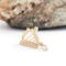 Womens Connemara Marble Charm in Yellow Gold - Gallery