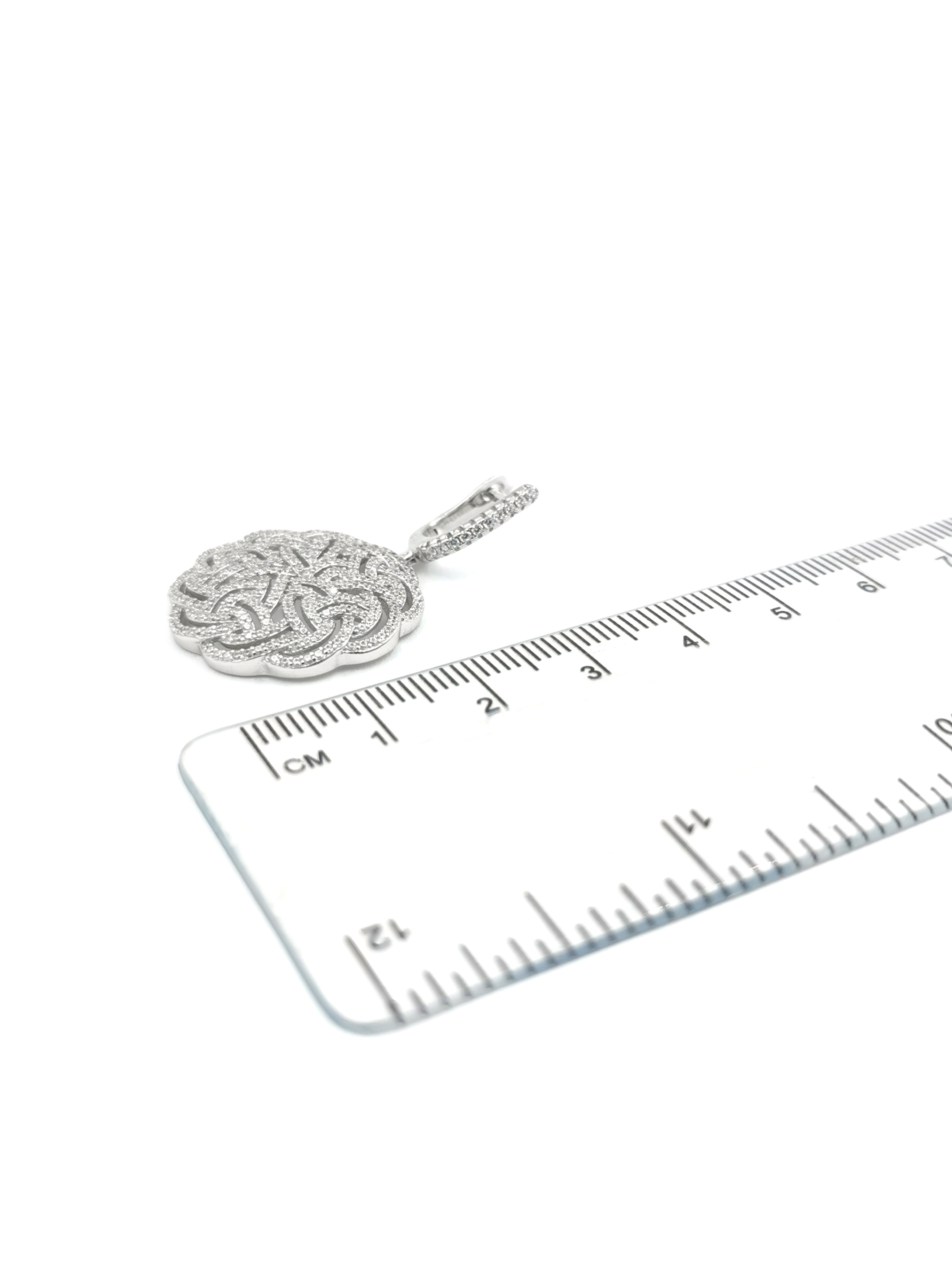 Real Sterling Silver Celtic Knot Earrings For Women