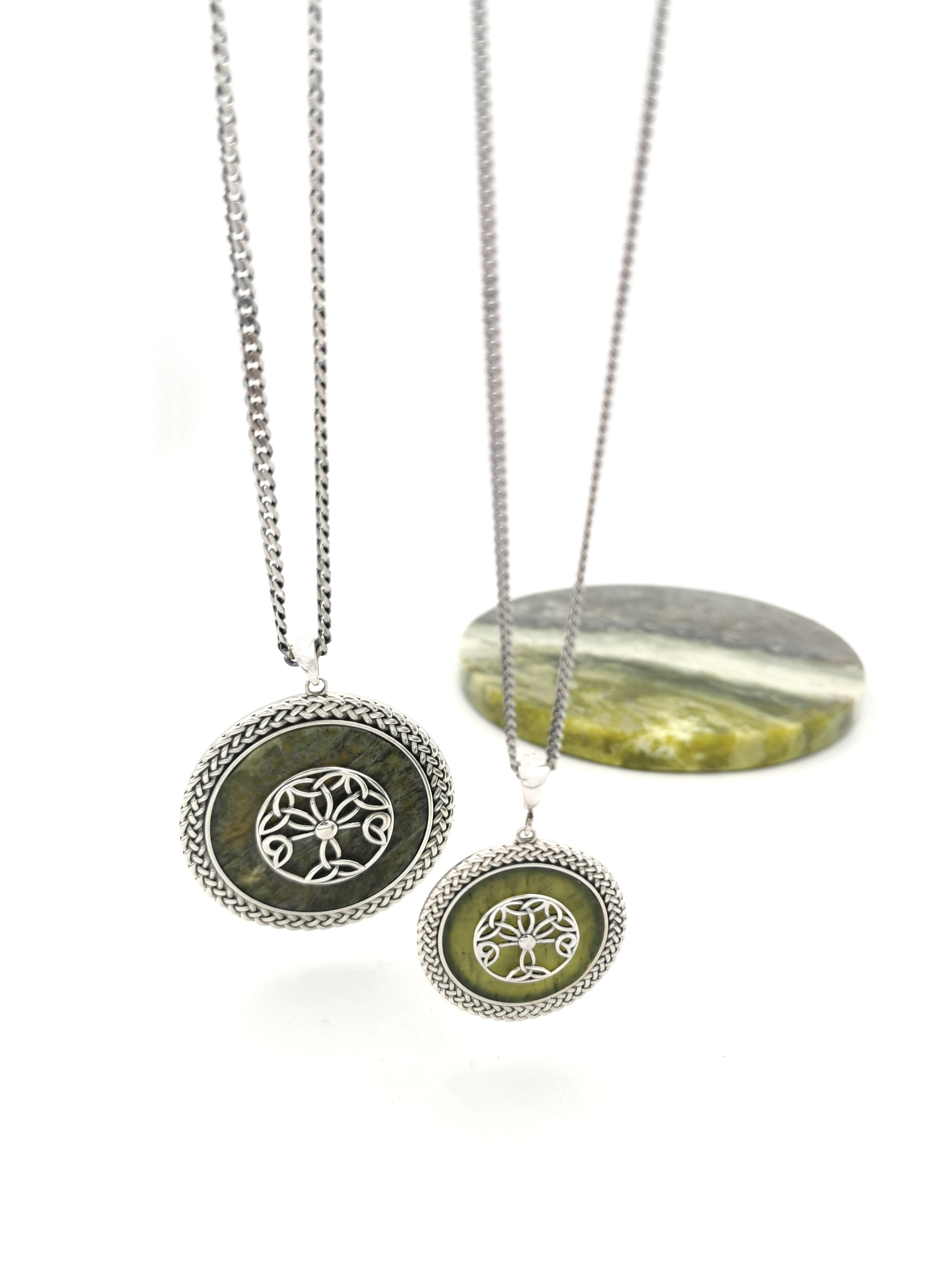 Large Striking Sterling Silver Tree of Life Necklace For Women