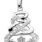 Gorgeous White Gold Claddagh Necklace For Women - Gallery