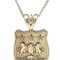 Luxurious Yellow Gold Family Crest Necklace - Gallery
