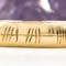 Authentic Polished 18K Yellow Gold Ogham Personalizable Wedding Ring - Gallery