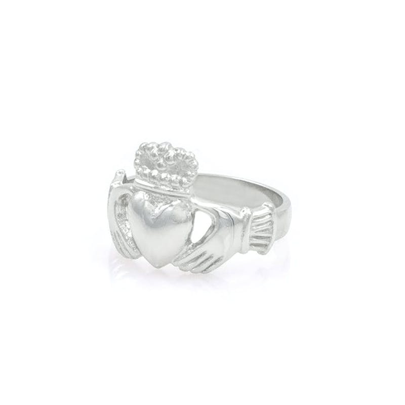 Platinum Claddagh Ring for Women