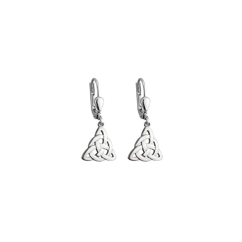 Gorgeous Sterling Silver Trinity Knot & Celtic Knot Earrings For Women