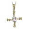 Real 14K Yellow Gold St Brigids Cross Necklace For Women - Gallery